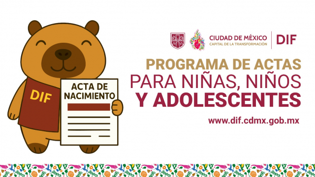 Programa de Actas para Niñas,Niños y Adolescentes