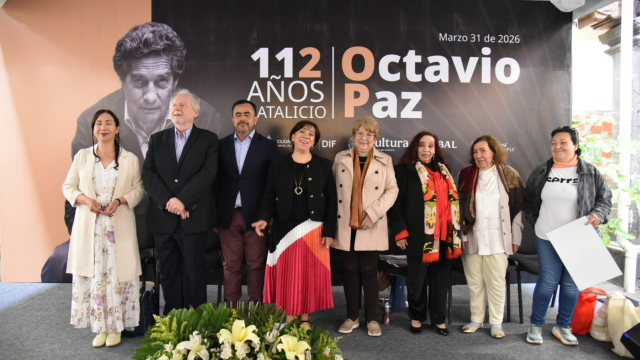 FESTEJAN DIF CIUDAD DE MÉXICO Y CASA MARIE JOSÉ Y OCTAVIO PAZ EL 112 ANIVERSARIO DEL NATALICIO DEL ESCRITOR
